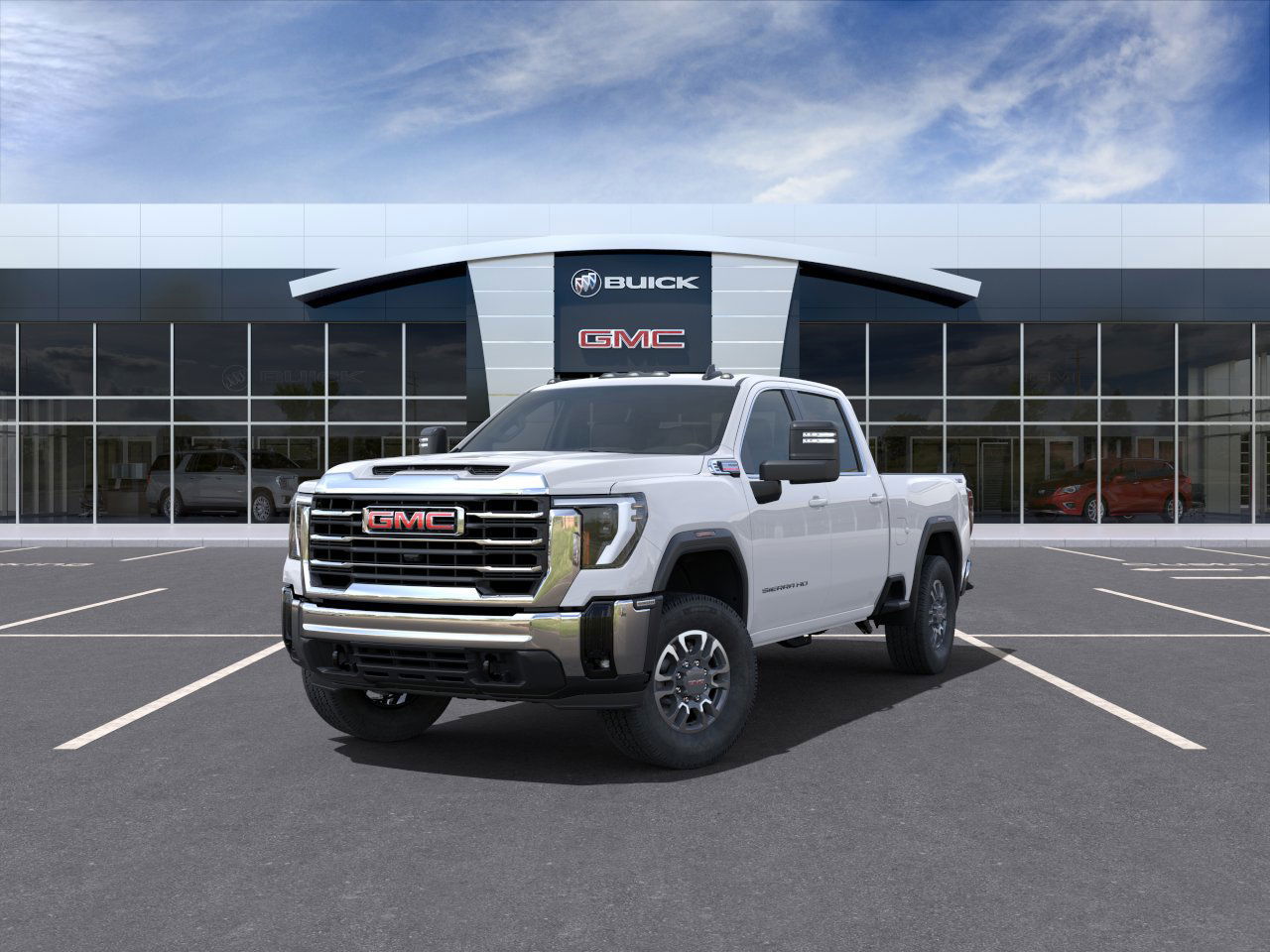 2025 GMC Sierra 3500HD SLE 4WD Crew Cab 159" SLE Turbocharged Diesel V8 6.6L/ [3]
