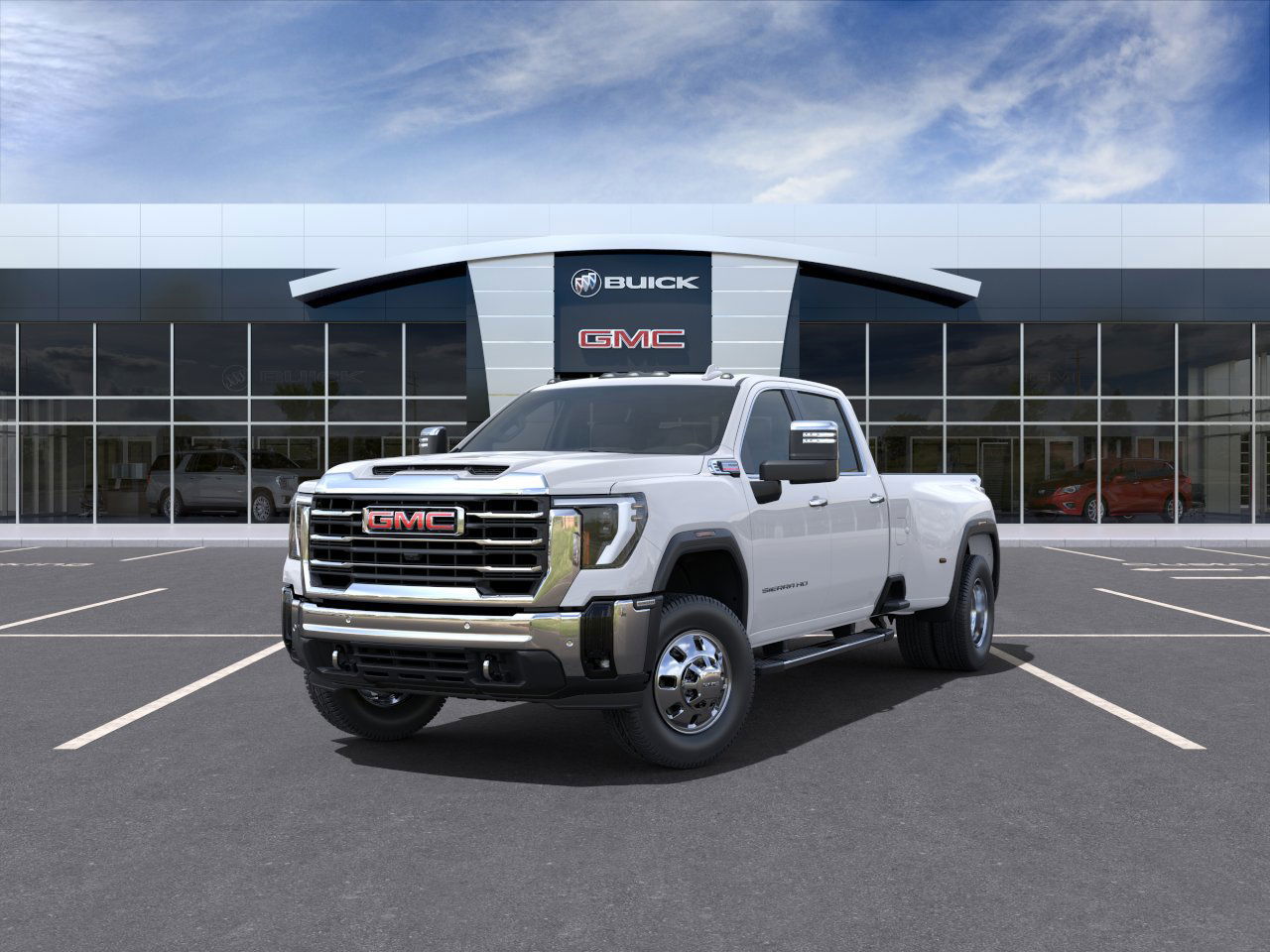 2025 GMC Sierra 3500HD SLT 4WD Crew Cab 172" SLT Turbocharged Diesel V8 6.6L/ [4]