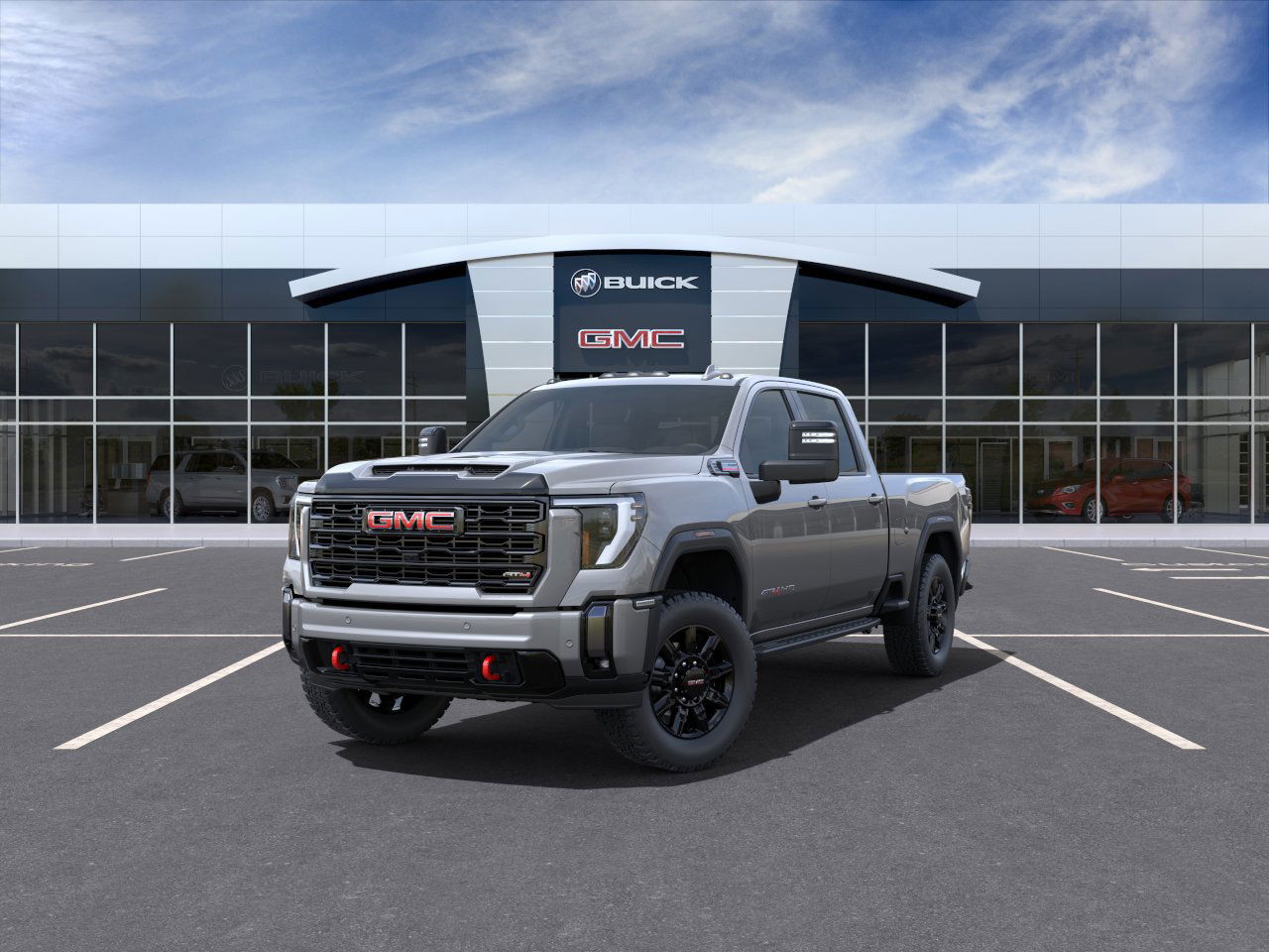 2025 GMC Sierra 3500HD AT4 4WD Crew Cab 159" AT4 Turbocharged Diesel V8 6.6L/ [3]