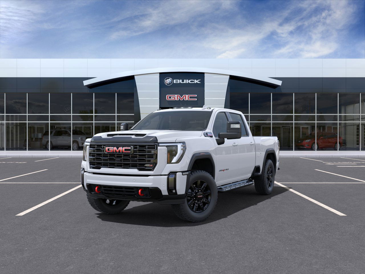 2025 GMC Sierra 3500HD AT4 4WD Crew Cab 159" AT4 Turbocharged Diesel V8 6.6L/ [8]