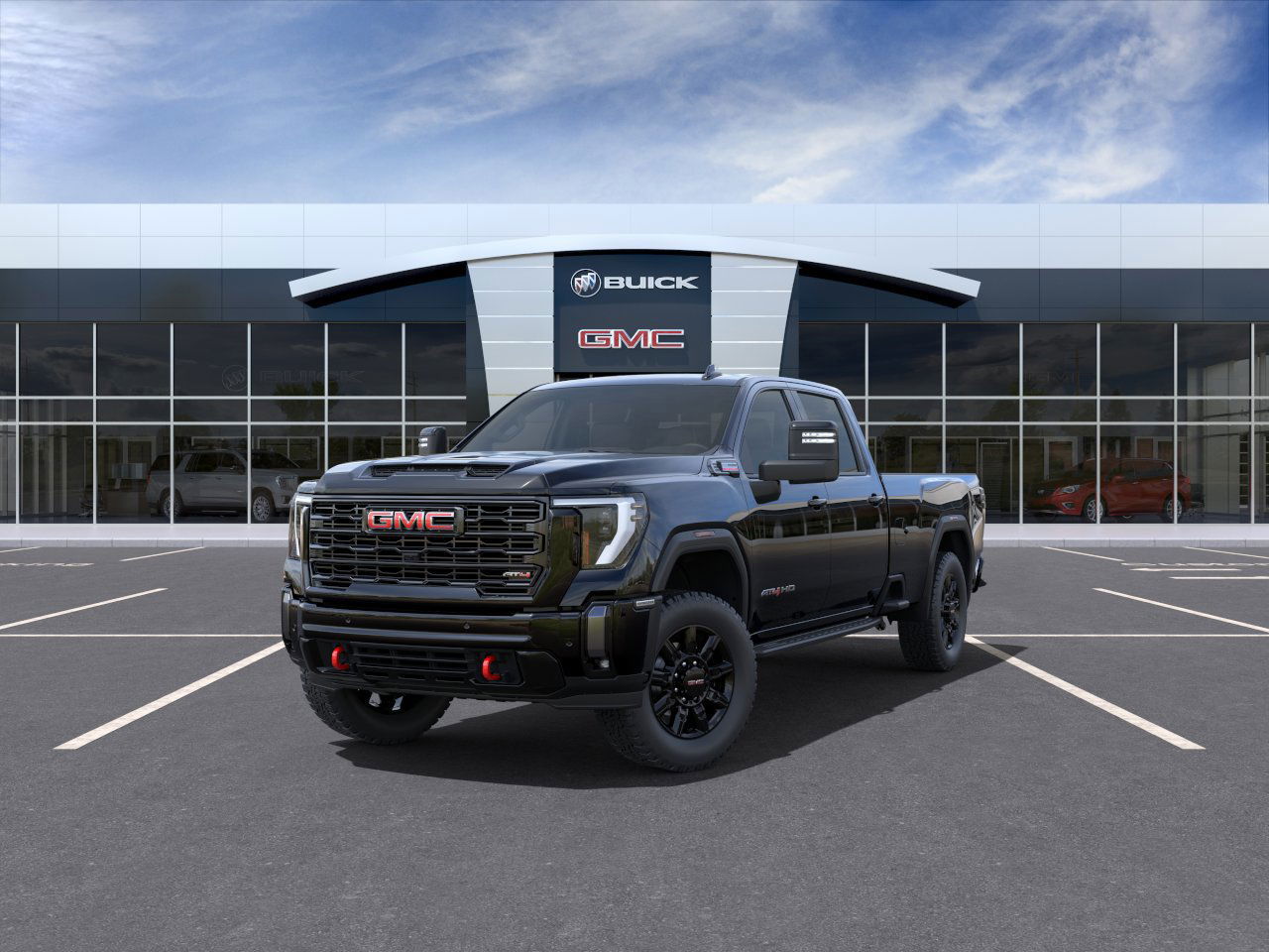 2025 GMC Sierra 3500HD AT4 4WD Crew Cab 172" AT4 Turbocharged Diesel V8 6.6L/ [2]