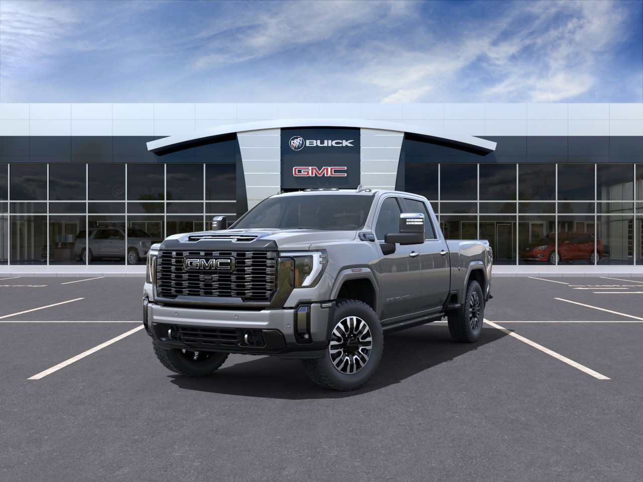 2025 GMC Sierra 3500HD Denali Ultimate 4WD Crew Cab 159" Denali Ultimate Turbocharged Diesel V8 6.6L/ [10]
