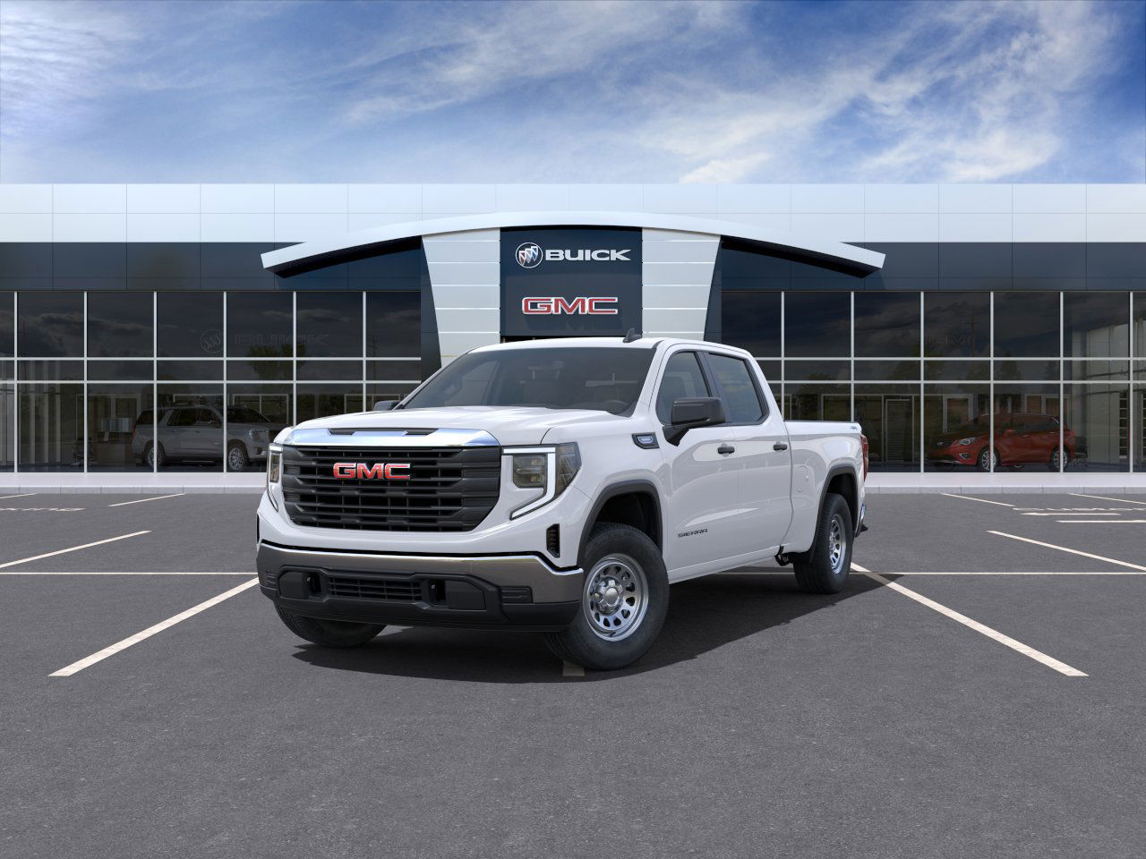 2025 GMC Sierra 1500 Pro 4WD Crew Cab 157" Pro Turbocharged Gas I4 2.7L/166 [1]