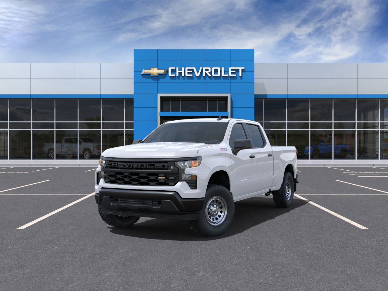 2025 Chevrolet Silverado 1500 Work Truck 4WD Crew Cab 157" Work Truck Gas V8 5.3L/325 [9]