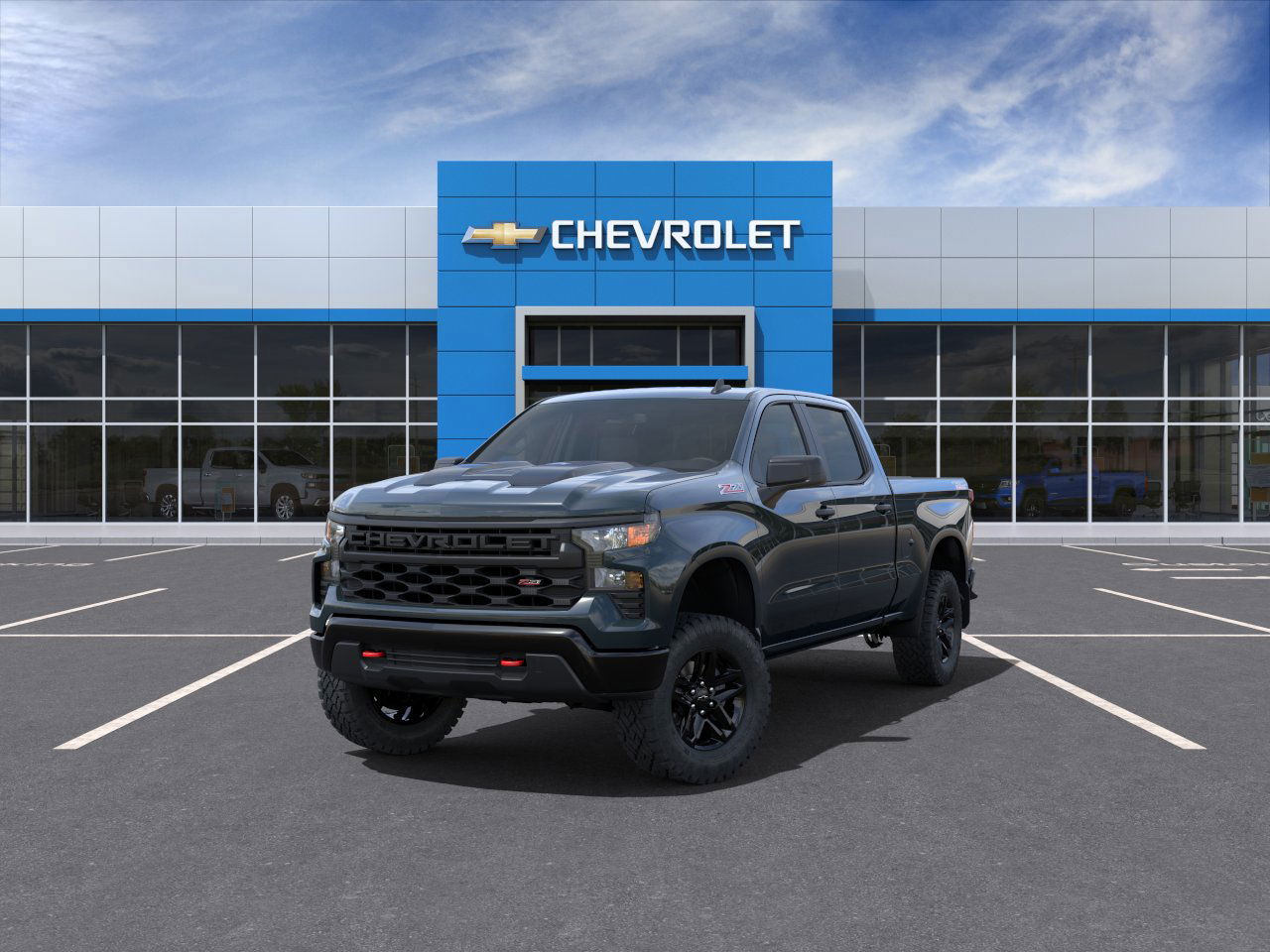 2025 Chevrolet Silverado 1500 Custom Trail Boss 4WD Crew Cab 157" Custom Trail Boss Gas V8 5.3L/325 [0]